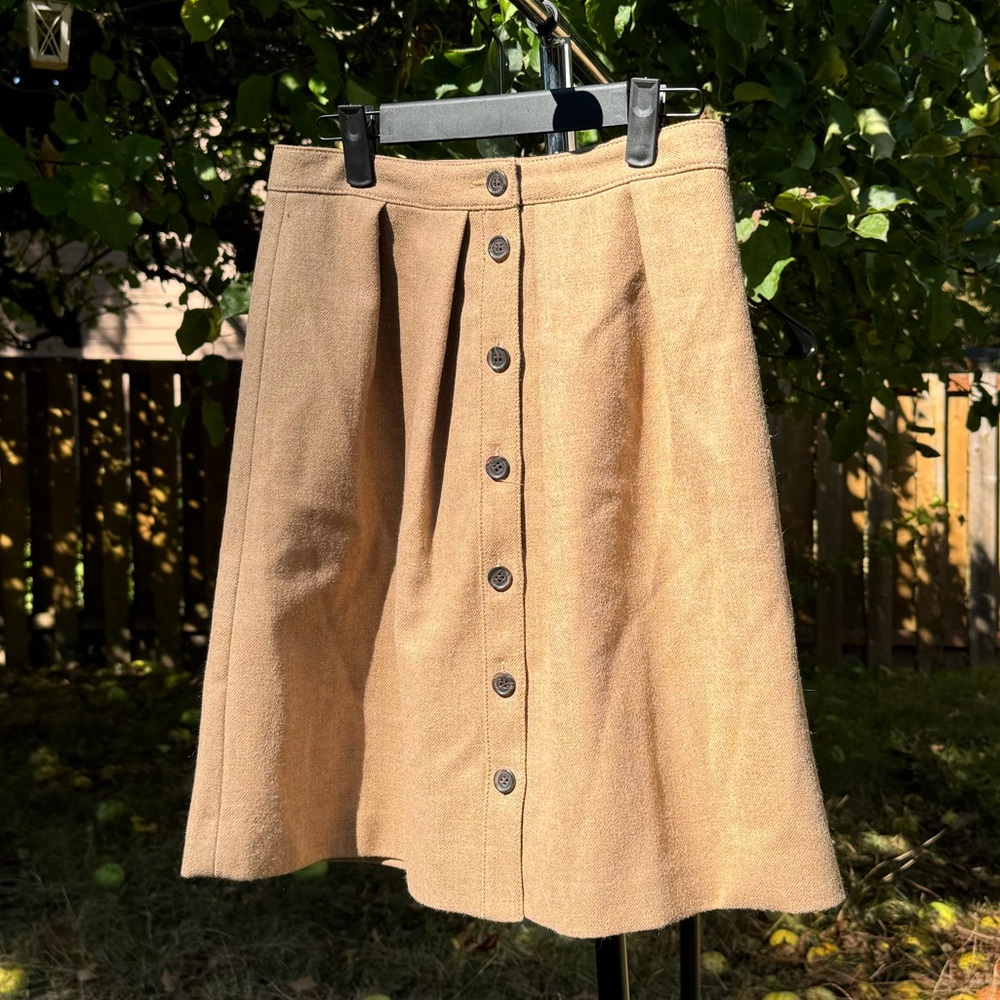 J. Crew Button Skirt